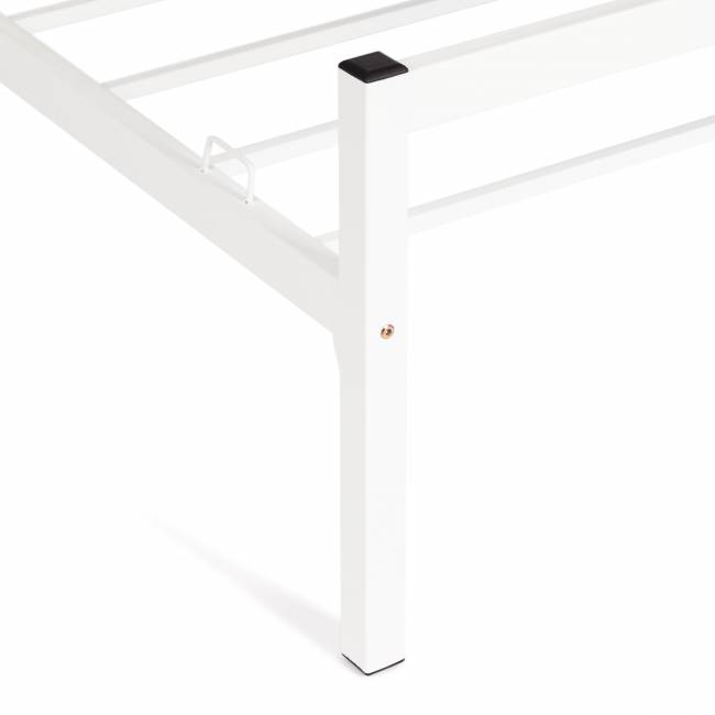 Кровать Iris (mod.9311) дерево гевея/металл, 90*200 см (Single bed), Белый (White) Кровать Iris (mod.9311) дерево гевея/металл, 90*200 см (Single bed), Белый (White)