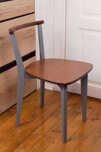 Стул Франк Ж, Орех/Серый Стул Франк Ж, Орех/Серый