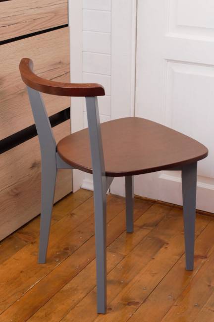 Стул Франк Ж, Орех/Серый Стул Франк Ж, Орех/Серый