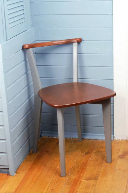 Стул Франк Ж, Орех/Серый Стул Франк Ж, Орех/Серый