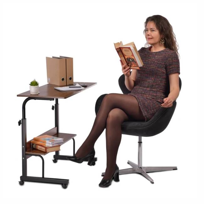 Стол многофункциональный Isola 80х40х66-90см, чёрный